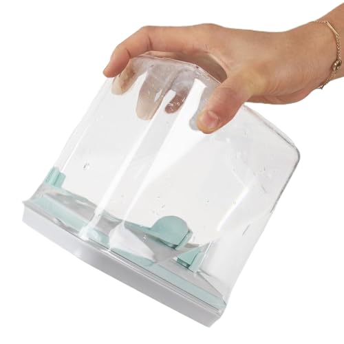 Genérico dosificador de leche en polvo, 1700 ml organizador portátil para preparación infantil con cuchara, funda de transporte compacta para viaje, camping, pícnic, senderismo
