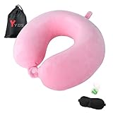 Cree una experiencia cómoda: esta almohada de soporte para el cuello portátil y cómoda con máscara para los ojos, tapones para los oídos y bolsa de almacenamiento. Definitivamente un buen compañero para sus viajes. Esta excelente almohada puede reducir el impacto de la vibración, aliviar el dolor de hombro y de cuello y le permite dormir rápidamente. Es muy adecuado para viajes de larga distancia.