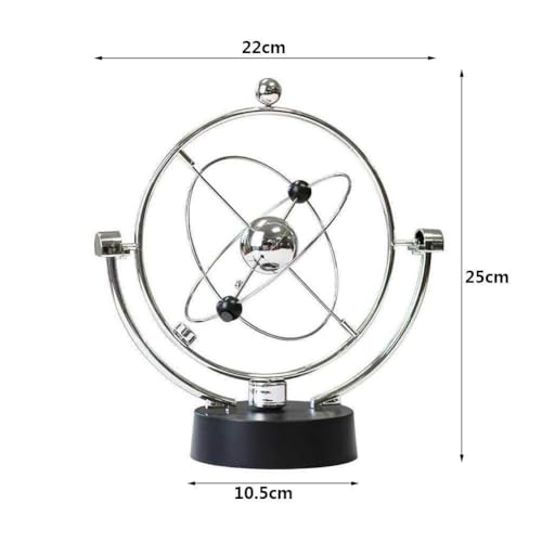Globe céleste magnétique et balançoire cinétique pour bureau