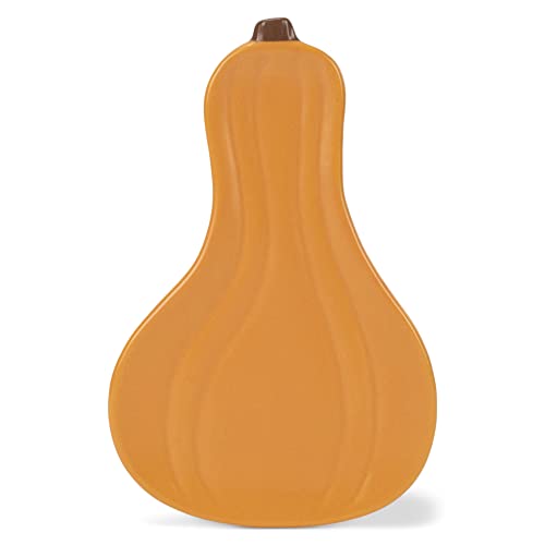 Nat & Jules Pumpkin Gourd Shaped 6.5 x 4 Inch Ceramic Spoon Rest: Cheerful Fall & Thanksgiving Decorations for Indoor Home Kitchen & Table Décor & Centerpiece, Orange Nat & Jules Pumpkin Gourd Shaped 6.5 x 4 Inch Ceramic Spoon Rest: Cheerful Fall & Thanksgiving Decorations for Indoor Home Kitchen & Table Décor & Centerpiece, Orange