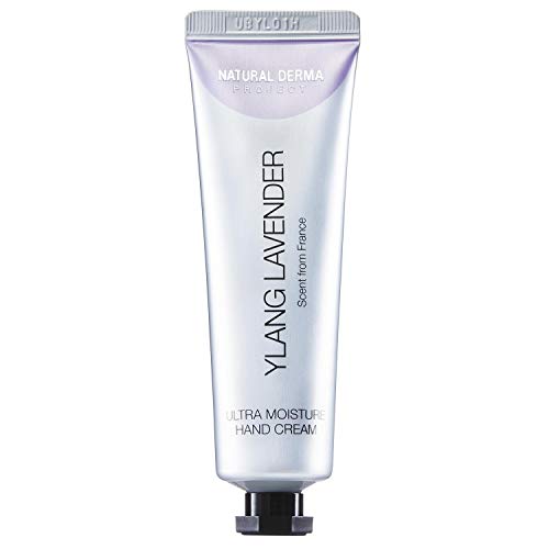 Ylang Lavender Ultra Moisture Hand Cream 30ml / 1oz - Natural Ingredients For Smoother Hands, Travel Size, Absorbs Rapidly With No Sticky
