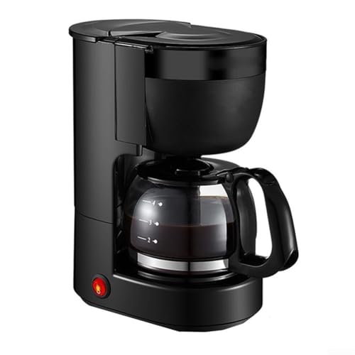 Cafetera automática de goteo con ajuste programable de 24 horas y retención de calor de 2 horas para la preparación diaria de café (es negra)