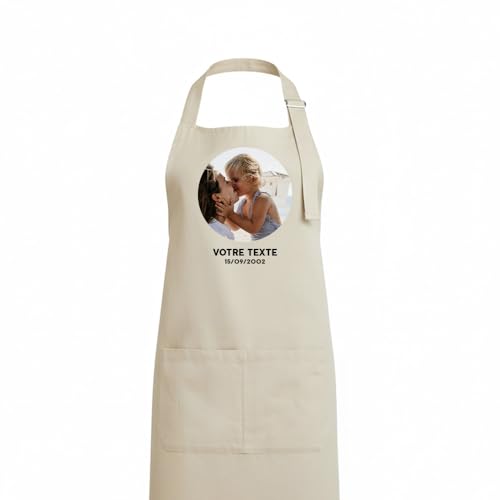 Tablier de cuisine personnalisé cadeau mamie et fête des grands-mères