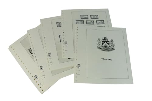 Feuilles pré-imprimées Transkei LINDNER pour classer les timbres 1976-1994