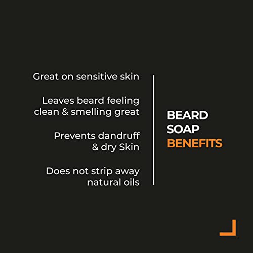 Mo Bro's - Premium Beard Soap Conditioner Wash Bar 80g - 6 Various Scents - Sandalwood - Image 3