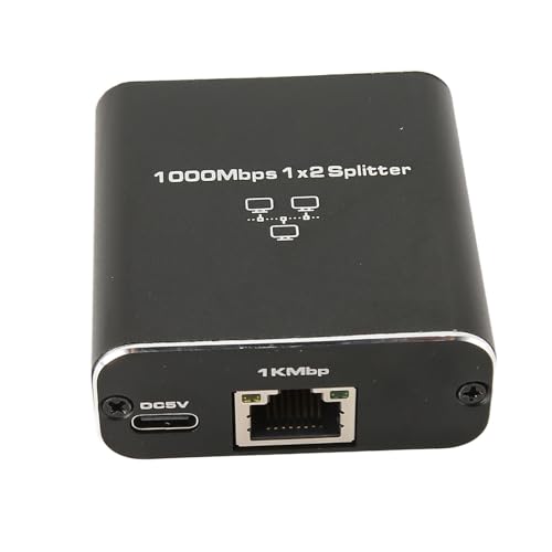Répartiteur Gigabit 1000 Mbps Port Routeur Câble Rj45 Alliage USB pour Réseau pour Outil de Séparation de Câble Réseau Adaptateurs Réseau CPL en Alliage...