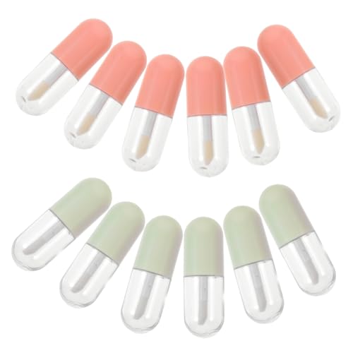 DRESSOOS Botella De 20 Piezas Contenedor De Brillo De Labios Tubos De Almacenamiento De Cosméticos Recargables Tubos Vacíos De Esmalte De Labios Botellas De Esmalte De Labios Tubos De