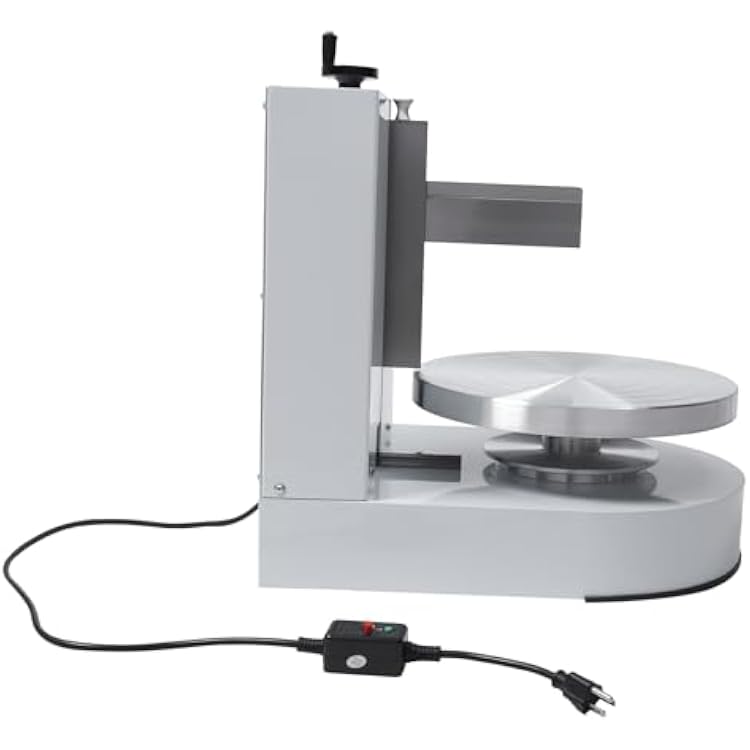 Cake Decorating Machine, Cream Spreading Coating Smearing Machine with with Adjustable Scraper, 60-320rpm, Smooth Coating Cake Frosting Machine Suit 4-12 Inch Cakes.