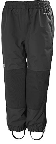 Helly Hansen K Shelter Pantalón, Unisex niños, Negro, 7 Años