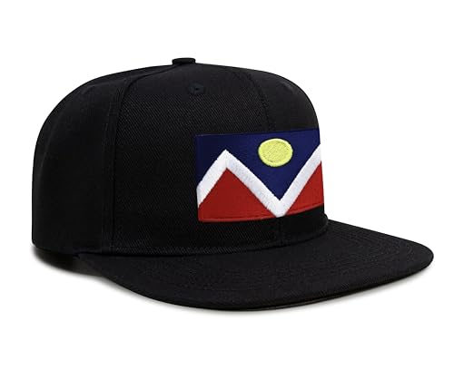 Image of International Tie City Hat for Men and Women, Adjustable Snapback Trucker Baseball Cap with Embroidered Patch