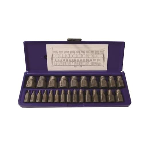 IRWIN Screw Extractor Set, Hex Head, Multi-Spline, 25-Piece (53227)