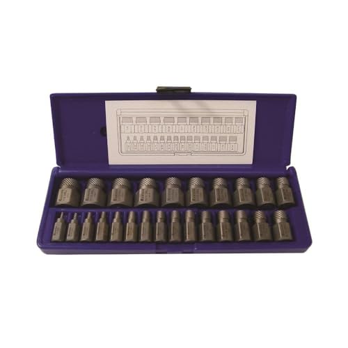 IRWIN Screw Extractor Set, Hex Head, Multi-Spline, 25-Piece (53227)