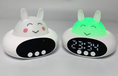 Image of Multi-Functional LED Night Light Digital Clock with Sleep Timer Bedside Desk Alarm Clock with Bluetooth Speaker for Office Home and Bedroom Students Study Table Digital Watch (Small)
