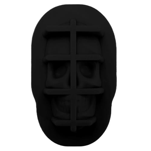 Moldes de hielo de cóctel - Moldes en forma de teschio para cubitos de hielo, de hielo de | Molde reutilizable para bebidas frías Cócteles Café de whisky con moldes flexibles desde el congel