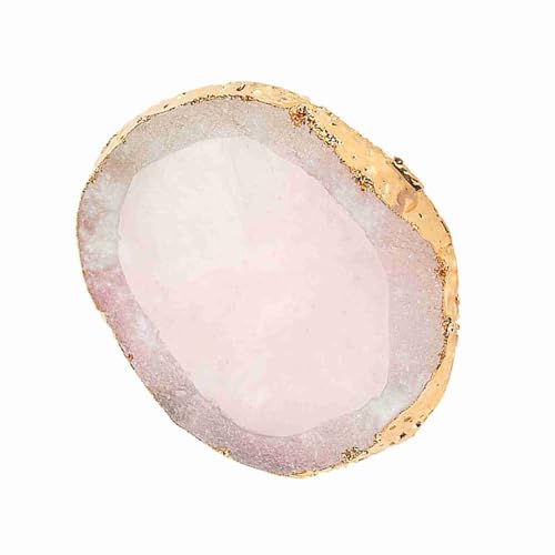 Asixxsix Goldene Weiche Kunstharz-Nagelkunst-Dekorationspalette, Mischplatte für Maniküre-DIY-Werkzeug (Rosa) für Nageltechniker und Schönheitsbegeisterte (PINK)