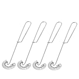 COLLBATH 4 Stück Edelstahl Handquirl Spiralfeder Schneebesen Küchenhelfer...