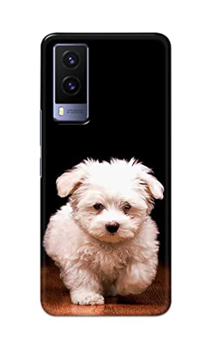 Image of PRINTFIDAA� Printed Hard Back Cover Case for Vivo V21e 5G Back Cover (Puppy Dog) -2808