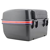 Tbest Heckkoffer, Wasserdicht, Schlagfest, Kratzfest, Heckkoffer für Elektrofahrzeuge, Roller, Robustes PP-Material, Kompakte Größe 35 X 24,5 X 27 cm