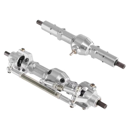 RC�t�����g���A�A�N�X���Z�b�g For WPL C14 C24 For FAYEE For JJRC 1/16 �������t�����g����у��A�A�N�X���A�Z���u�� �����[�g�R���g���[���J�[�A�b�v�O���[�h�A�N�Z�T���[(Silver)