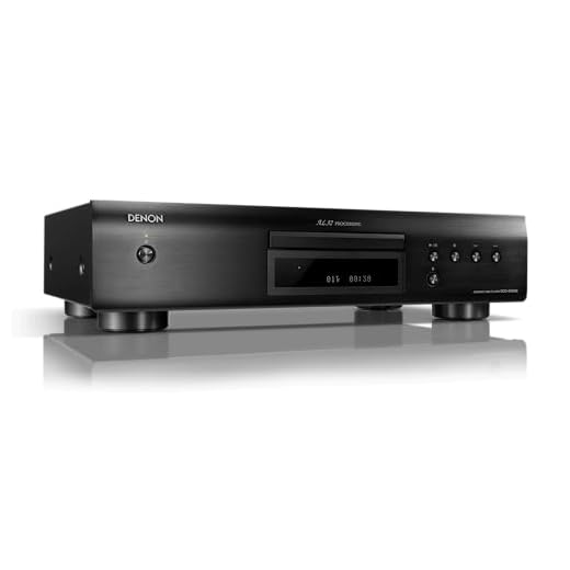 Denon DCD-600NE Compact CD Player in a Vibration-Resistant Design | 2 Channels | Pure Direct Mode | Pair with PMA-600NE for Enhanced Sound Quality | Black