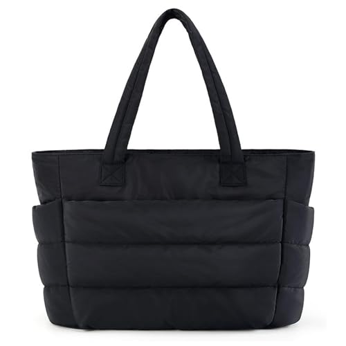 TYXHXTF Bolso Mujer Tote Bag Grande Bolsa de Playa Mujer Liviano Bolso Bandolera con compartimentos y cierre de cremallera, Bolsa Acolchado Grande Tote Bag para Viaje Shopper Bandolera