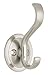 Liberty B42307Z-SN-C Coat and Hat Hook with Round Base, Satin Nickel