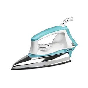 Polycab Gemini star 1000 Watts Dry Iron (White - Light Blue)