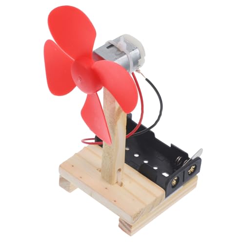 BESPORTBLE 1 Juego Kit de Experimentos Científicos DIY con Ventilador Eléctrico de Montaje para Actividades Creativas Habilidades Prácticas y Curiosidad Color Aleatorio Color Aleatorio