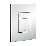 Grohe 38732000 Skate Cosmopolitan Actuation Plate, Starlight Chrome