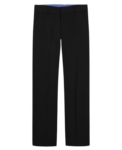 Izod Boys' Long Sleeve Button-Down Collared Dress Shirt with Tie and Chest Pocket