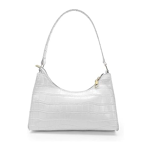 Small Shoulder Handbag for Women with Zipper, Leather Ladies' Shoulder Bag Fashionable Small Handbag