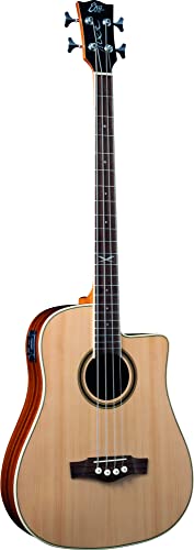 Elettronica: Eko G03 EKO GUITARS - NXT BASS B100CE NATURAL, Basso Acustico Shape Dreadnought, Top in Abete, Fasce e Fondo in Mogano, Manico in Mogano, Tastiera in South American Roupanà, Scala 812mm, Colore Natural