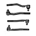 MOTORMAN 4 pc Front Steering Set - Inner and Outer Tie Rod Ends for 1999-2004 Jeep Grand Cherokee