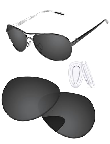 Image of Replacement Lenses & Nosepads for Oakley Feedback OO4079 59mm Sunglass - Precision Fit, UV Block & Impact Resistant