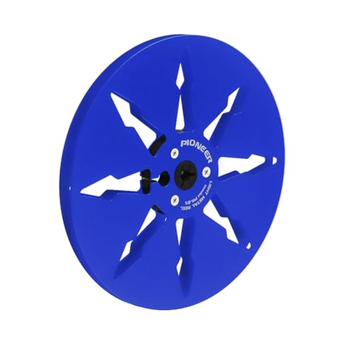 Knoruley Carrete de Cinta de Grabación de Aluminio Vacío de 7 Pulgadas y 8 Orificios, Grabadoras de Cinta de Carrete de Metal para Grabadoras Audio Analógicas Pioneer e