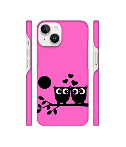 Image of Amazon Brand- Solimo Designer Love Birds Vector 3D Printed Hard Mobile Back Case Cover Compatible for Apple iPhone 14 Plus