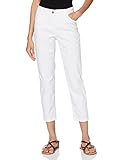 Hochwertige Baumwoll-Mischung GERRY WEBER Edition Damen Best4me 7/8 Jeans, Weiß/Weiß, 46W (Herstellergröße: 46R)