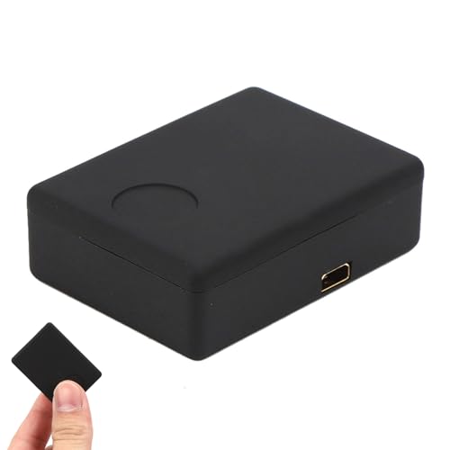 LCCEERD Aud GSM SIM Überwachung für Auto, 40 dB, 400 mAh, Akku, elektronischer Alarm in Echtzeit, 16 – 21 Tage Standby Diebstahlsicherung Auto elektronisch mit 2 Mikrofonen für Zuhause
