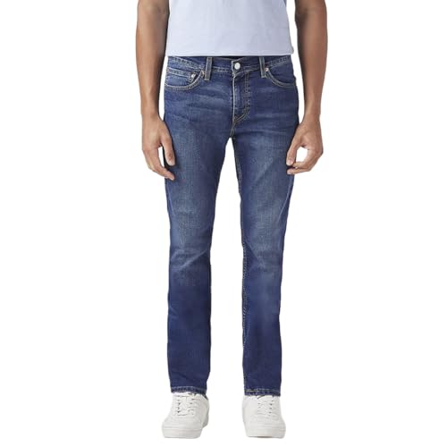 Image of Levi's Men's 511 Dark Indigo Slim Fit Mid Rise Jeans
