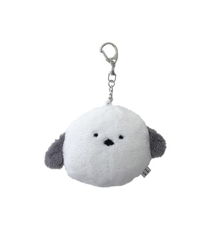 AS KNOW AS plus (アズノゥアズプラス) ASKNOWASPLUS ZY8556 もちもちアニマルキーホルダー シマエナガ 動物 可愛い ギフト ふわふわ ぬいぐるみ ホワイト