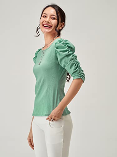 Image of AASK Casual Solid Women Top