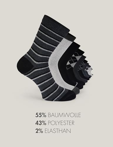 ideal für Alltag und Sport in EU-Größe 43-46. - Detailansicht von Basic Treasure 20 Paar Socken Deal – Dealfoxx.de