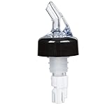 Barwareaffair Measured Alcohol and Liquor Pourer with Black Collar Automatic Liquor Pour Spout Auto-
