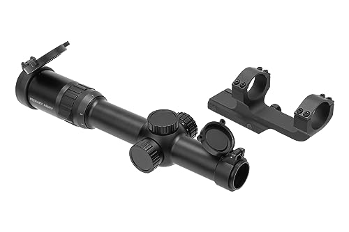 Primary Arms SLX 1-6x24 FFP Rifle Scope - Illuminated ACSS Raptor Reticle - 7.62x39 / .300 BLK & Deluxe 30mm Scope Mount Bundle