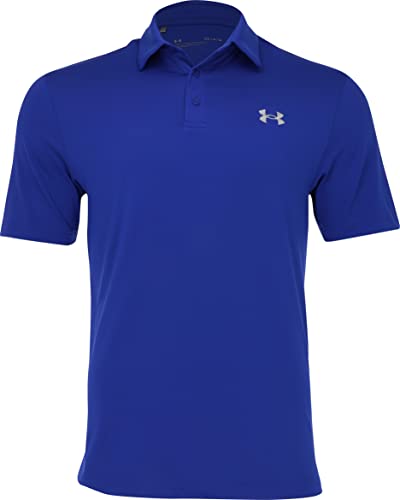 T2 Green Under Armour Royal Shirt Men L : polo de sport homme bleu performance