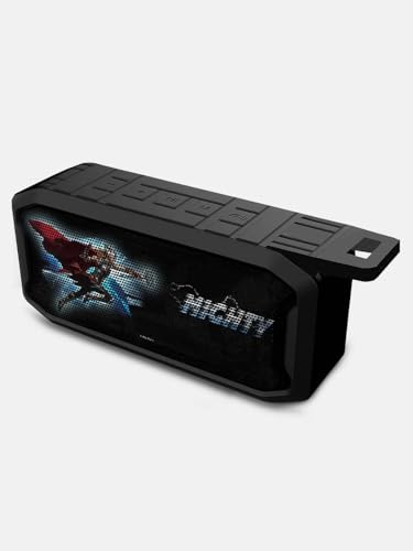 Image of Macmerise Mighty Thor Attack 6W Wireless Bluetooth Portable Speaker with USB Support, SD Card, AUX, Upto 3hrs Playtime*, IPX7 Water & Dust Proof, TWS Function, Powerful Bass, FM & Call Function