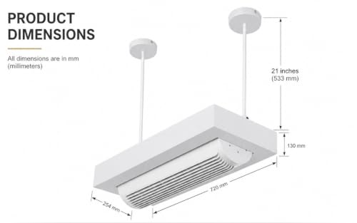Image of oltao Aeroturbine Bladeless Ceiling Fan