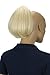 PRETTYSHOP BUN Up Do Hair Piece Hair Ribbon Ponytail Extensions Draw String Scrunchy Scrunchie Wavy Messy Platinumblond # 613A H413