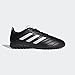 adidas Goletto Turf Soccer Shoe, Black/White/Metallic, 6 US Unisex Big Kid