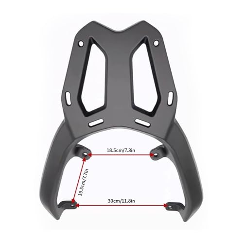 Porte-bagages moto UHR150 support arrière rigide haute qualité - 3